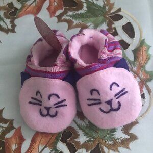 Fair Trade Cat Slippers for Baby/Toddler NEW with tag